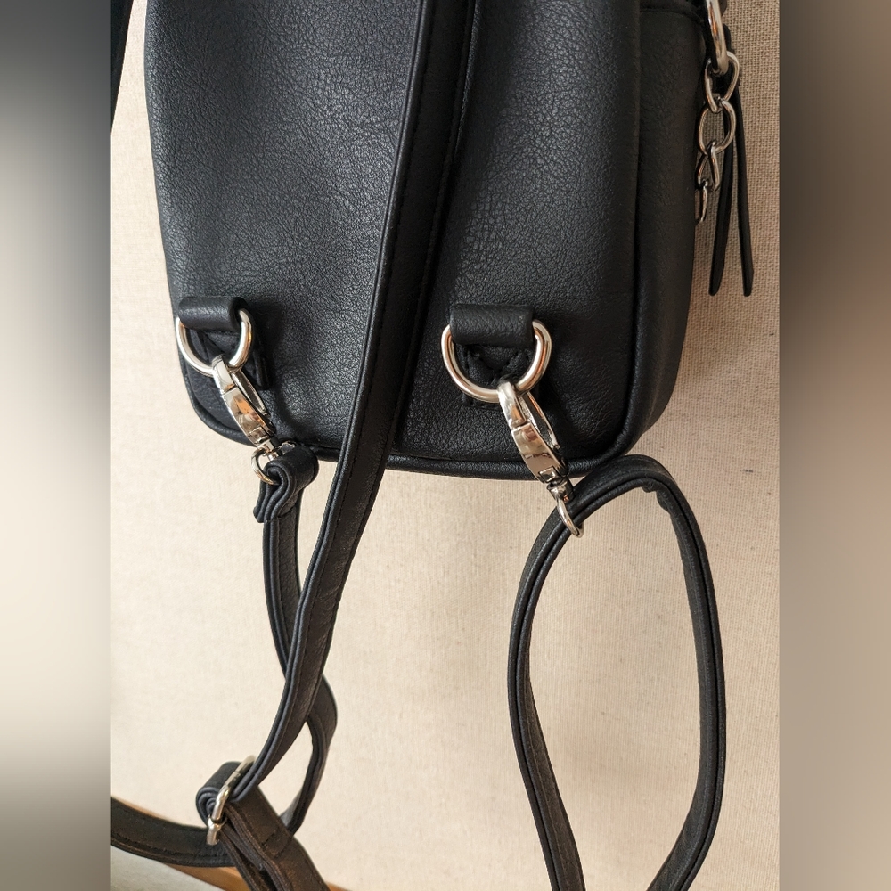 Never Warn Black Mini Backpack - image 3